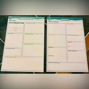 Nurse in the making Pharmacology and Medsurg Notepads